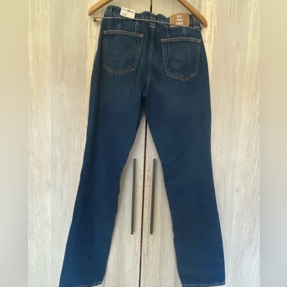 Free People Crvy Siren Jeans Low Rise Straight Jeans NWT - Picture 4 of 11